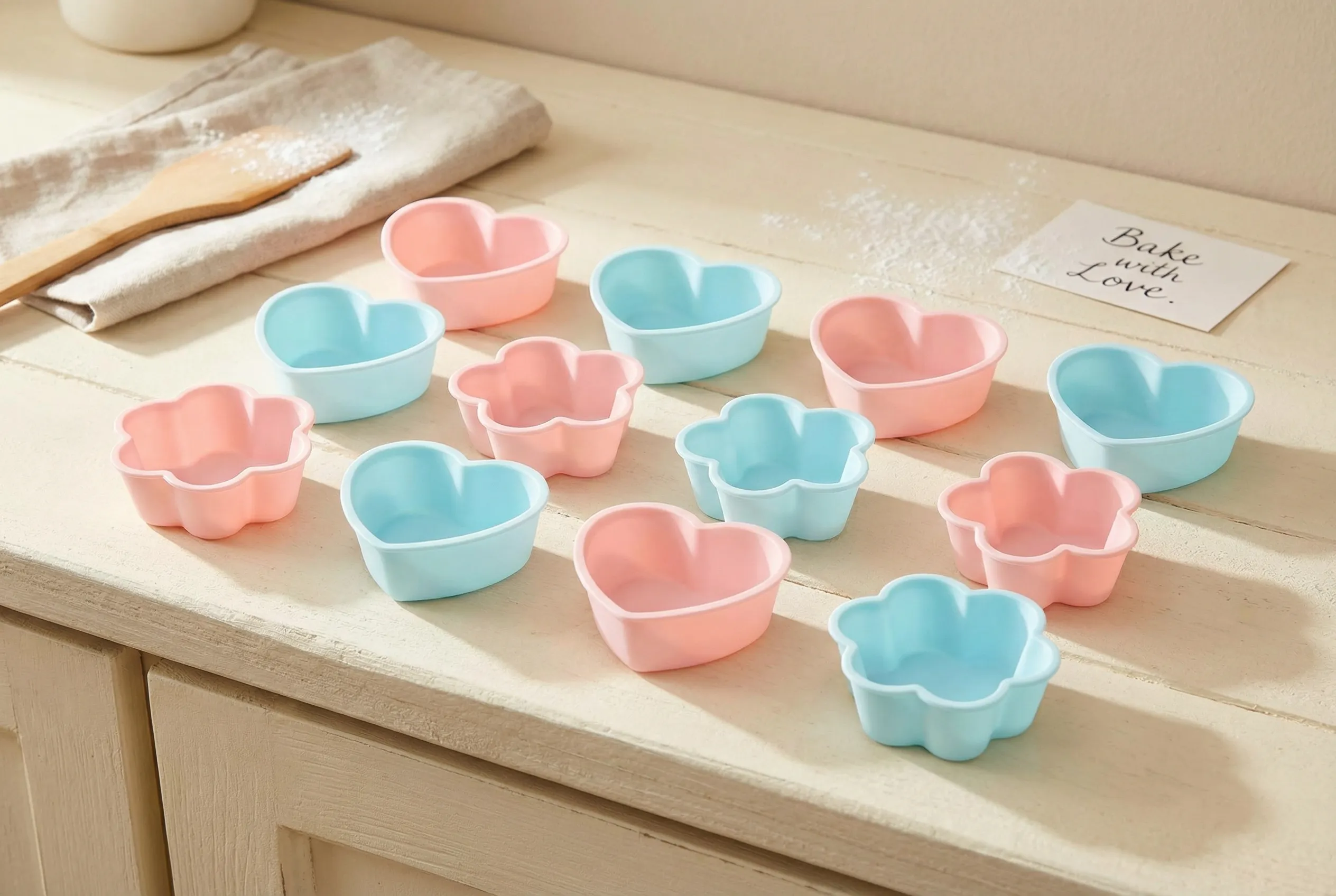 硅胶烘焙模具套装 - 唐心视频 | 甜品模具